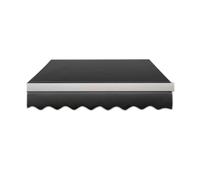 Tissu de Remplacement pour Auvent pour Store Banne de 2 à 8 m,sans Cadre (700x600m,Gray)