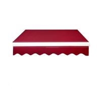 Tissu de Remplacement pour Auvent pour Store Banne de 2 à 8 m,sans Cadre (700x600m,Red)