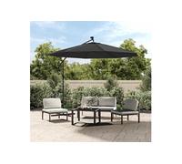 Vidaxl Tissu De Remplacement Pour Parasol Déporté Anthracite 350 Cm