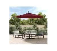 Vidaxl Tissu De Remplacement Pour Parasol Déporté Rouge Bordeaux 300cm