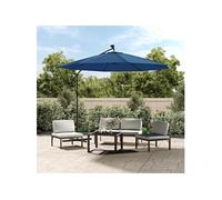 Tissu de Remplacement pour Parasol Déporté Tissu de Rechange de Parasol de Jardin Extérieur Anti-UV Anti-décoloration Bleu Azuré 300 cm