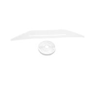 Tissu D'étanchéité pour Climatiseur Mobile en Oxford Blanc, | Ruban Adhésif, Guide le Tuyau D'évacuation, sans Perçage, pour Fenêtre Coulissante et Porte