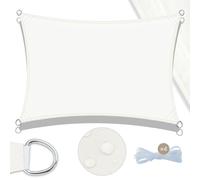 Tissu d'ombrage PES, imperméable, rectangulaire, 4x6 mètres, protection UV à 98%