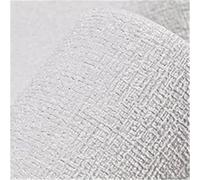 Tissu En Tweed Papier peint isolant thermique autocollant 3D épais 2,8/10 m, coloris lin uni, décoration murale, anti-collision(White,50cmx280cm)