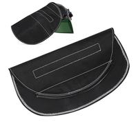 Tissu Housse de Casque de Soudeur Protection Débris Noire | Extension Légère pour Chaleur, Adaptée à Plupart des Équipements, Installation Rapide, Confort Pendant Travaux D’atelier