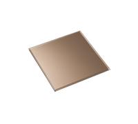 TISSU Nagel Base en Verre Carré 27x27 Brun Fumé