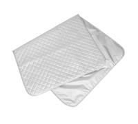 Tissu Oxford Tapis de Repassage Argenté Pliable Double Face | Surface Antidérapante et Lisse, Protège Vêtements et Plans de Travail, pour Voyage et Couture
