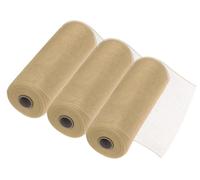 Tissu poly-jute, dimensions 25,4 cm x 9 m, lot de 3, couleur kaki
