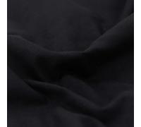 Tissu polycoton uni ATLAS Noir