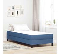 Tissu Polyester Respirant Design Moderne Matelas Bleu 90 x 190 cm | Matelas Bleu 90x190cm Tissu Ressorts Ensaches Lit Simple Confort Ferme Durable Chambre Adulte