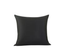【Tissu rafraîchissant d'été】Lot de 2 taies d'oreiller en bambou noir, 65 x 65 cm x 2