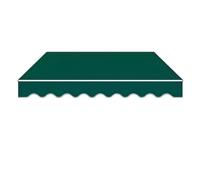 Tissu Remplacement Auvent Oléfine, Cantonnière Ondulée | Toile double couche auvent rétractable imperméable protection UV, terrasse vitrine café(M,2*1.5m)