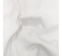 Tissu uni jacquard polyester BOUCLETTE 540 g/m² gris écru