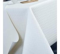 Tissus et Nappes Westeel - Nappe Protège Table Bulgomme Blanc 5 Dimensions Disponibles - 3,2mm épaisseur - pour protéger Vos Tables - Nappe antidérapante (Rectangulaire 220x105cm)