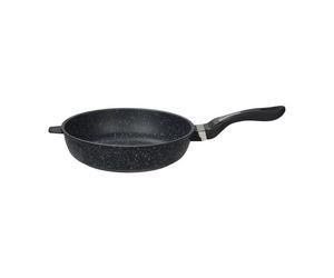 TITANIUM GRANIT Poêle Haute Fonte Aluminium Revêtue Aspect Pierre GSW D28 cm SC