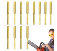 Titanium Plated Sharpening Wheels 12X Chainsaw Accessries | Chainsaw Sharpener Burr Grinder Chain Saw Drill Bits Titaniu-Plated Grinding Bits Sharpener Grinding Tool for Electric
