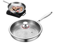 Titanium Poêle à frire antiadhésive, poêle, poêle, vaisselle, et | Poêle en titane pour Camping Appartement Restaurant Hôtel Antiadhésif Griddle Ustensiles de cuisine Skillet Vaisselle Titani