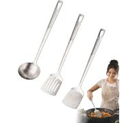 Titanium Spatula/Utensils, Titanium Cooking Spatula, Kitchen Utensils Set | Non-Stick Wok Turner & Ladle, High-heat resistant titanium for searing and stir-frying