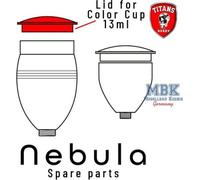 TITANS HOBBY TTH058-30 Pièce de rechange 30. Couvercle pour godet de couleur 13 ml pour NEBULA Ai
