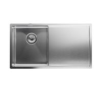 Klarstein - Évier de cuisine TitanSteel - 1 bac avec égouttoir inox 304 79x44 cm