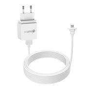 TIUIHU Câble d'alimentation de 9 m et adaptateur pour caméra eufy Security, eufyCam 2C, eufyCam 2C Pro, câble extérieur ou intérieur résistant aux intempéries, rechargeable en continu (1 paquet)