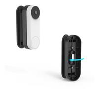 TIUIHU Support d'angle réglable (0-45 degrés) pour sonnette Google Nest | Support d'angle de sonnette de porte vidéo réglable - Accessoires de montage - Noir