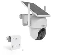 TIUIHU Support de gouttière pour caméra de surveillance AOSU 2K/3MP Batterie solaire d'extérieur (SolarCam D1 Classic) (C9C2CA11/C9C3CA11)