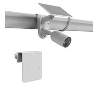TIUIHU Support de gouttière pour TP-Link Tapo C410 KIT/C411 KIT/C425 KIT/C460 KIT/C660 KIT/C610 KIT/C630 KIT/C645D KIT/615F KIT Caméra de surveillance solaire extérieure & Tapo A201 Panneau solaire