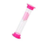 Tiuimk Petit Sablier Rond 3 Minute Sablier pour Cuisiner Jeux Exercice Rose