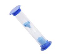 Tiuimk Sablier bleu de 2 minutes, petit design rond, idéal pour la cuisine, les jeux et la décoration