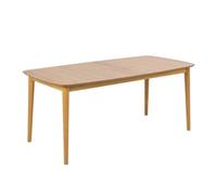 TIVOLI - Table repas extensible Chêne clair L220 Beige