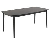 TIVOLI - Table repas extensible noire L220 Noir
