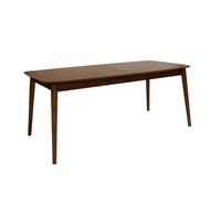 TIVOLI - Table repas extensible Noyer L220 Marron
