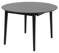 TIVOLI - Table ronde extensible noire D115 Noir