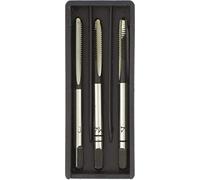 Tivoly 1050012060100 Jeu de 3 Tarauds Main Acier Au Chrome, Métrique Ø M6*100