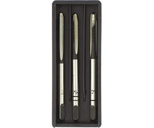 Tivoly 1050012060100 Jeu de 3 Tarauds Main Acier Au Chrome, Métrique Ø M6*100