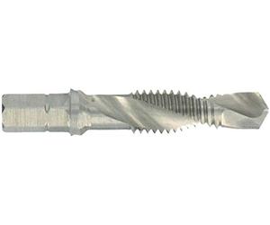 Tivoly 1050294050080 Foret Taraudeur et Fraiseur Hss, Queue Hexagonale, Ø M5x80