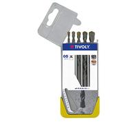 Tivoly 10900270033 Coffret Clipster B22 5 Forets Beton Extra, Contient Ø4-5-6-8-10mm