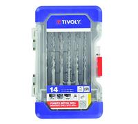Tivoly 14 forets béton SDS+ L 110- 160mm Ø 4 à 10mm