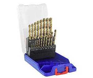 TIVOLY 11455070015 - Estuche E TC 19 brocas metal HSS E5 Ø 1>10 mm x1/2