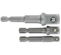 Tivoly Porte-douilles Hexa 6,35 mm – Lot de 3 (1/4", 3/8", 1/2") – 11501320003