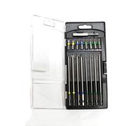 Tivoly 11501570038 Coffret d'Embouts de Vissage, Gris, 25/120mm, Set de 17 Pièces