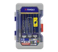 Tivoly 11900770001 Ranger 13pcs Coffrets de Forets HSS + butées Spécial Terrasse