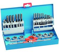 TIVOLY 11900870001 - Estuche MTF31 7 x 3 roscado manual HSS DiN 352+7 cojinetes HSS ISO 25,4 M3>M12+1 G. N°1,5+1 P. C. 25,4+1 avellanadores