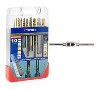 Tivoly 11901170052 Coffret Clipster Forets avec Extracteur pour extraire les goujons/vis cassées, Gris, Set de 10 Pièces & BGS 1900-1 | Tourne à gauche | M3 - M12
