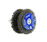 Brosse circulaire acier - spéciale barreaux - queue cylindrique TIVOLY