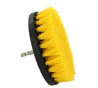 TIVOLY - Brosse Polypropylène Plate - Ø120mm - Fil Souple - Nettoyage Facile Tous Matériaux Sans Rayures - Pour Perceuse