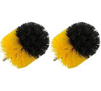 Tivoly • Brosse Polypropylène Ronde • Ø83mm • Fil Souple • Nettoyage Facile Tous Matériaux sans Rayures • pour Perceuse (Lot de 2)