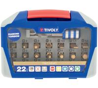 Embouts de vissage torsion Diamant Tivoly - Coffret 22 pièces