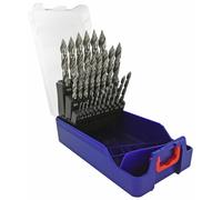 Tivoly Forets métaux Premium TSP HSS taillés-meulés – affûtage étagé – Ø 1 à 13 mm – 25 pièces
